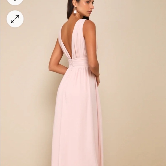 Lulus Blush Pink Bridesmaid Dress - Picture 7 of 8